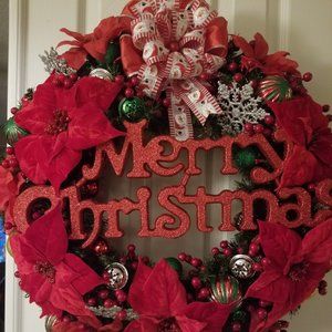 CHRISTMAS wreath, 25" inch. "Classical"